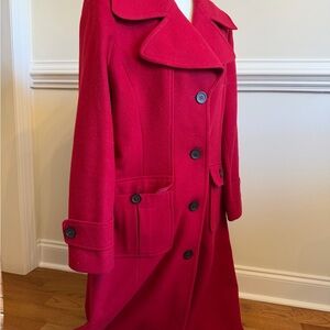 Harve Benard Red Trench Coat